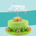 Cake-Topper "Happy Birthday" Größe 1, Spiegel - 1